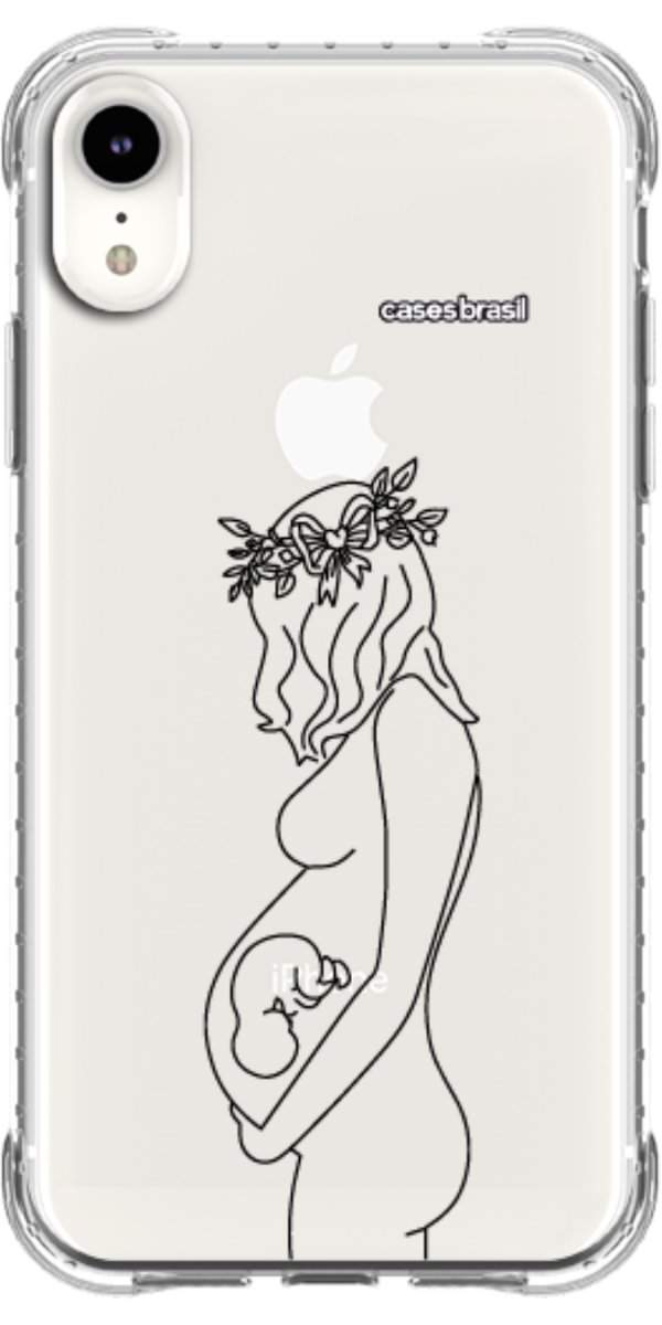 Capinha para Celular Traços de Amor Gestante