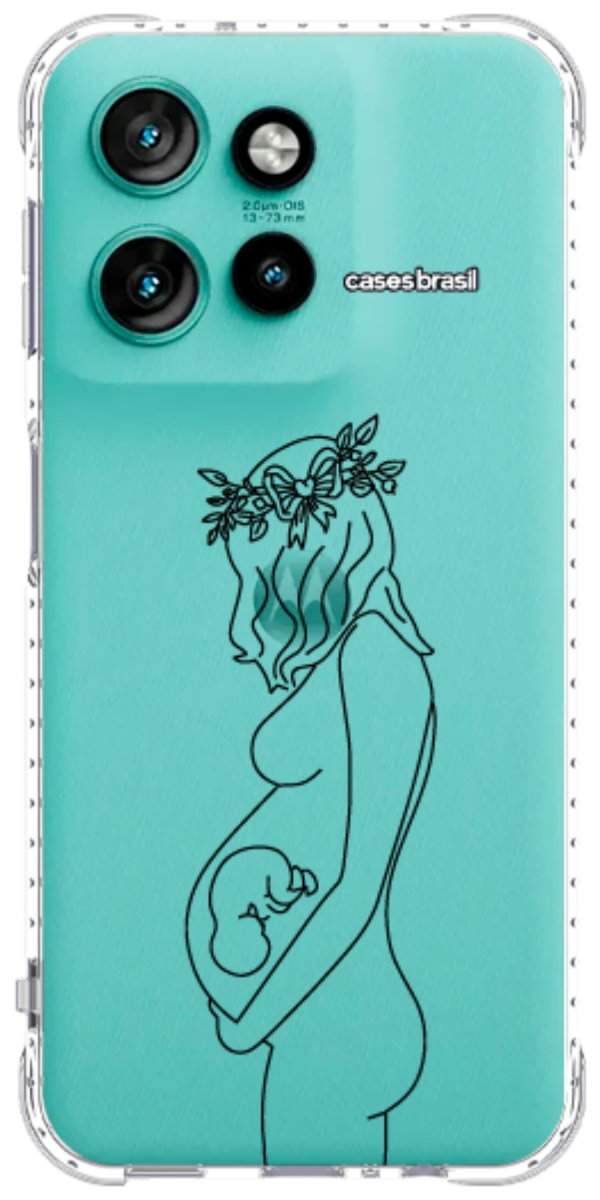 Capinha para Celular Traços de Amor Gestante