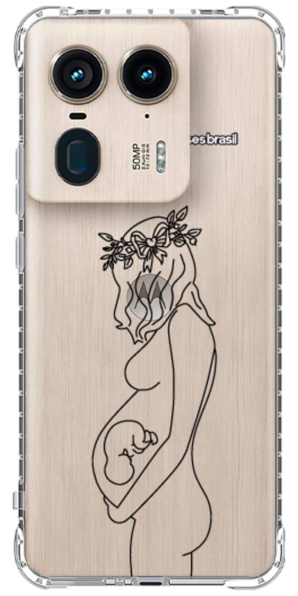 Capinha para Celular Traços de Amor Gestante