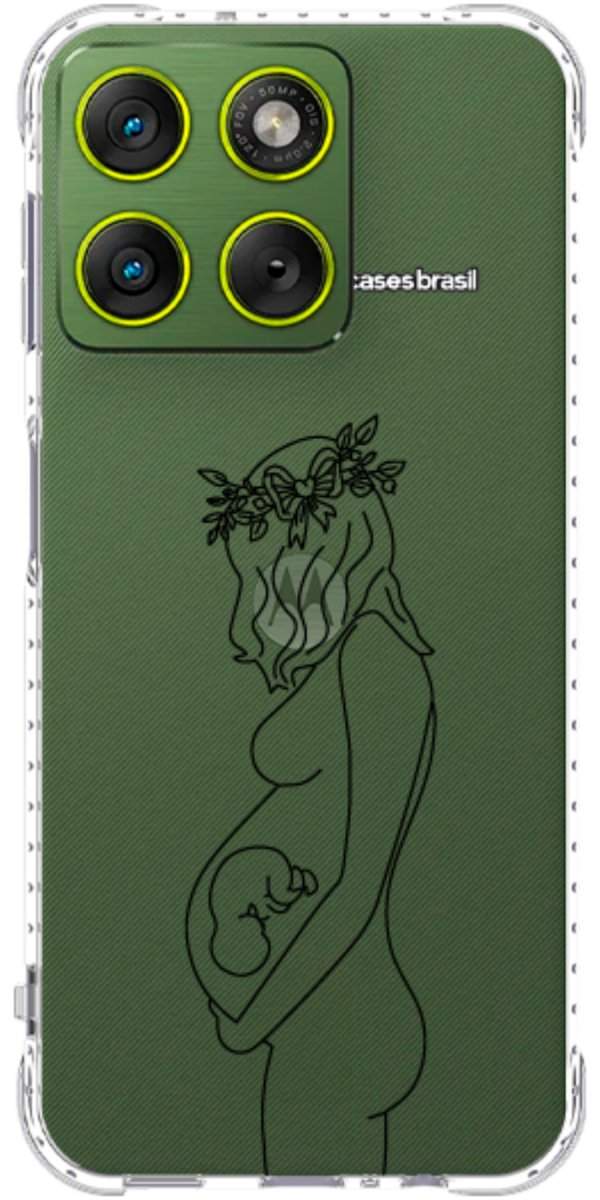 Capinha para Celular Traços de Amor Gestante