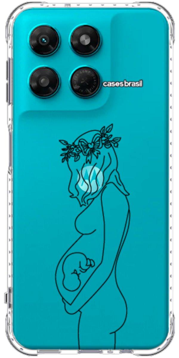 Capinha para Celular Traços de Amor Gestante