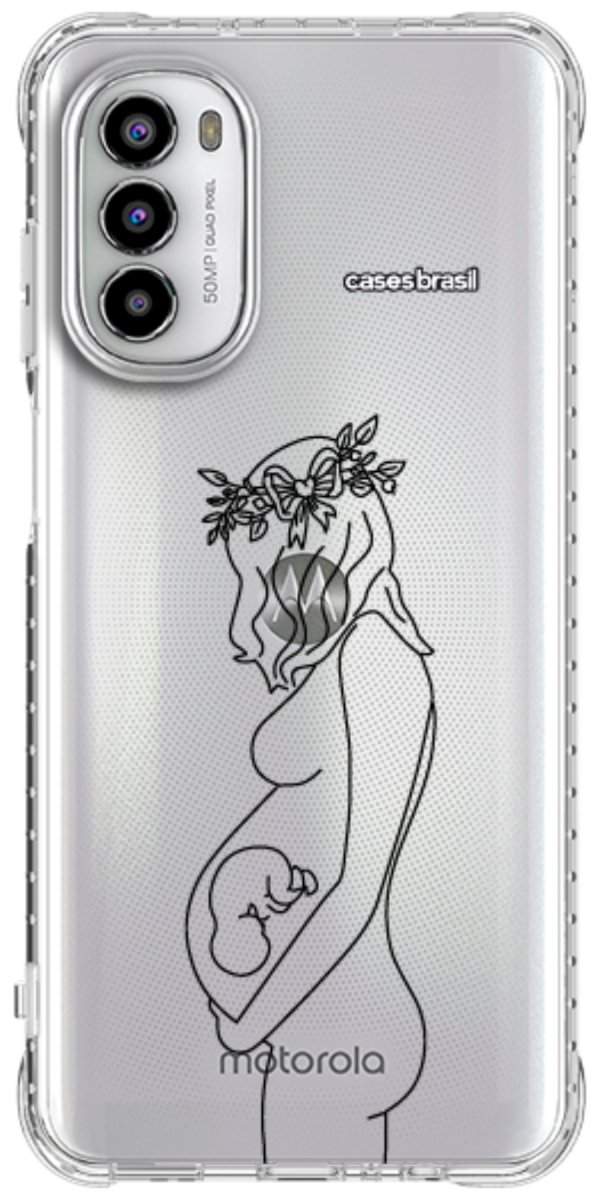 Capinha para Celular Traços de Amor Gestante