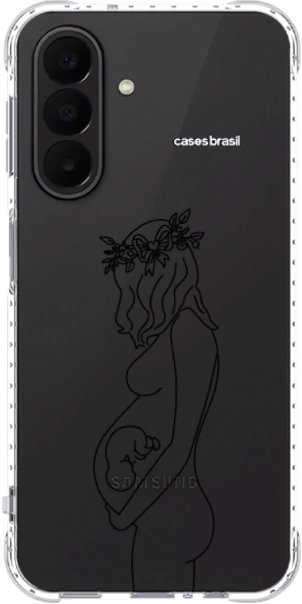 Capinha para Celular Traços de Amor Gestante