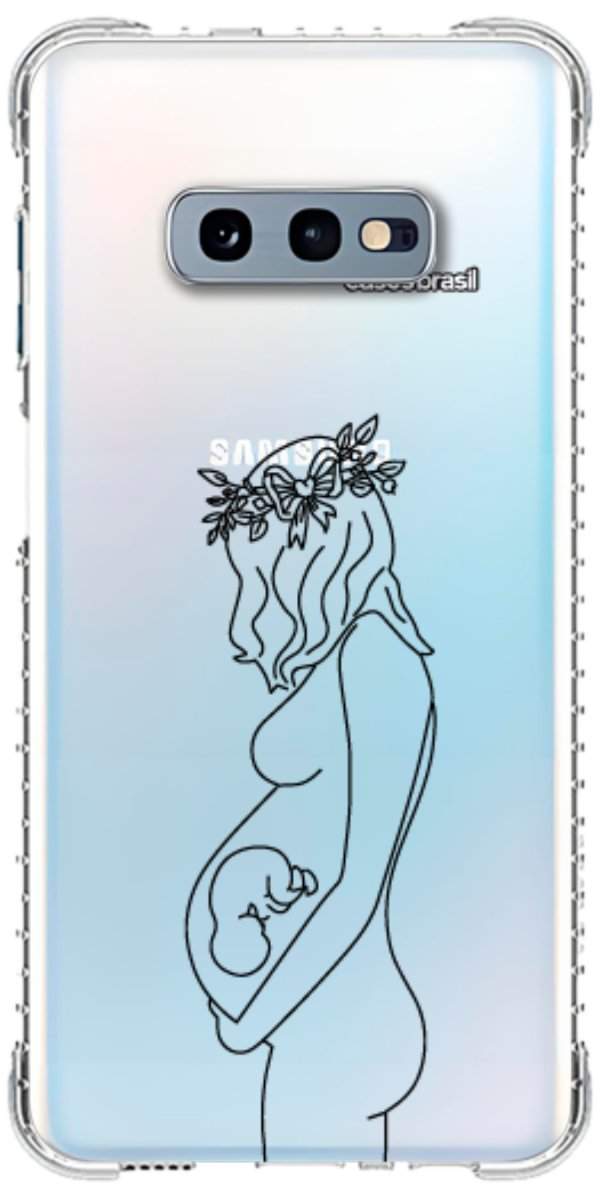 Capinha para Celular Traços de Amor Gestante