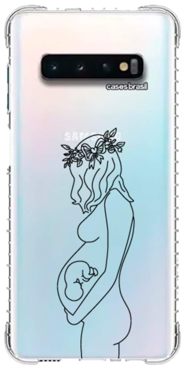 Capinha para Celular Traços de Amor Gestante