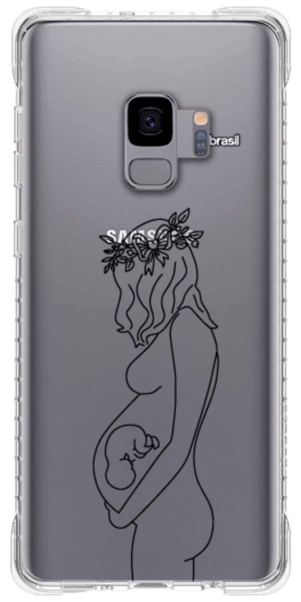 Capinha para Celular Traços de Amor Gestante