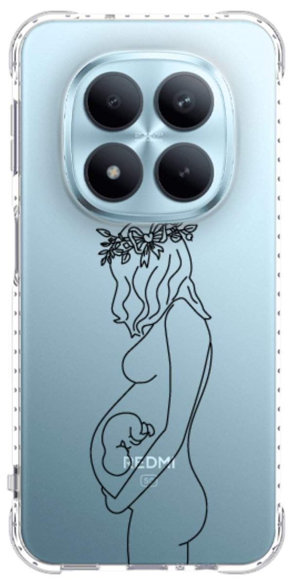 Capinha para Celular Traços de Amor Gestante