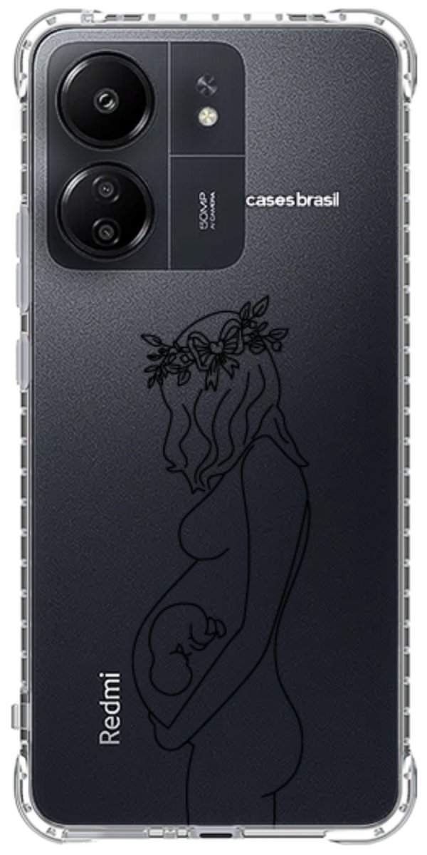 Capinha para Celular Traços de Amor Gestante