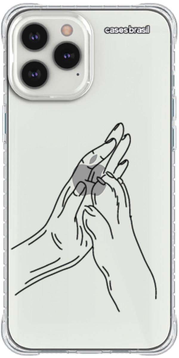 Capinha para Celular Traços de Amor Mãos Unidas