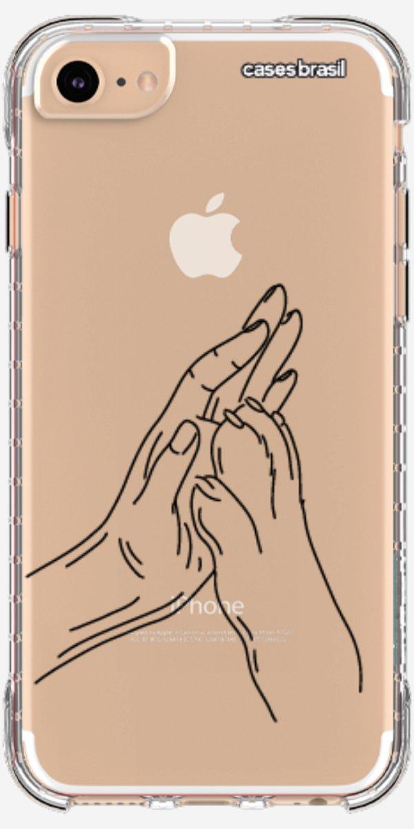 Capinha para Celular Traços de Amor Mãos Unidas