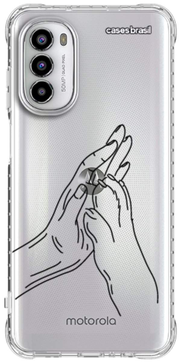 Capinha para Celular Traços de Amor Mãos Unidas