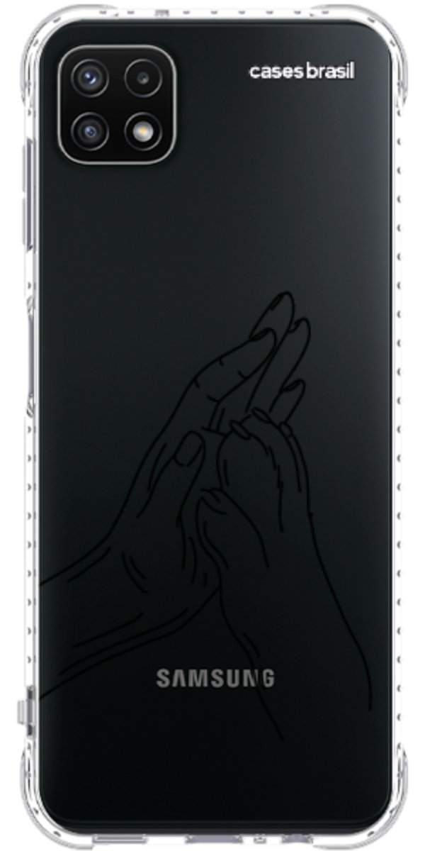 Capinha para Celular Traços de Amor Mãos Unidas