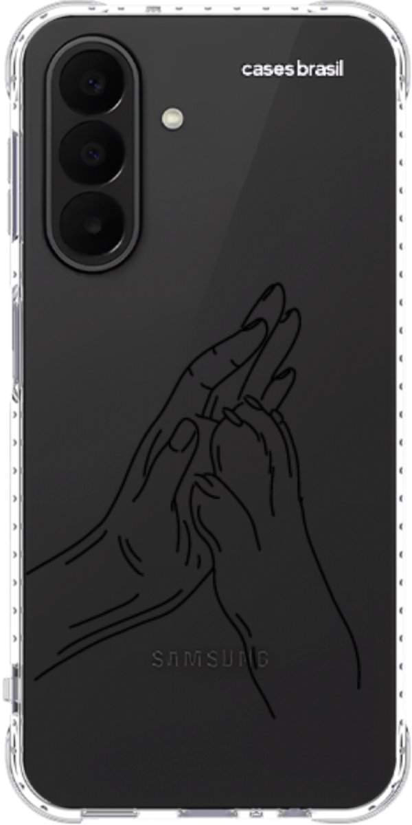Capinha para Celular Traços de Amor Mãos Unidas
