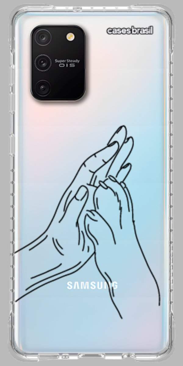 Capinha para Celular Traços de Amor Mãos Unidas