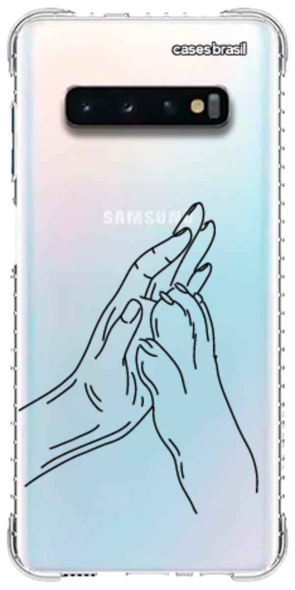 Capinha para Celular Traços de Amor Mãos Unidas