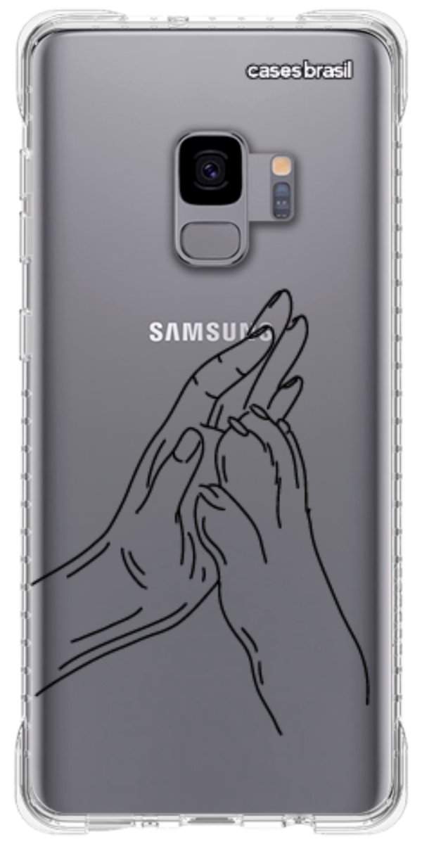Capinha para Celular Traços de Amor Mãos Unidas
