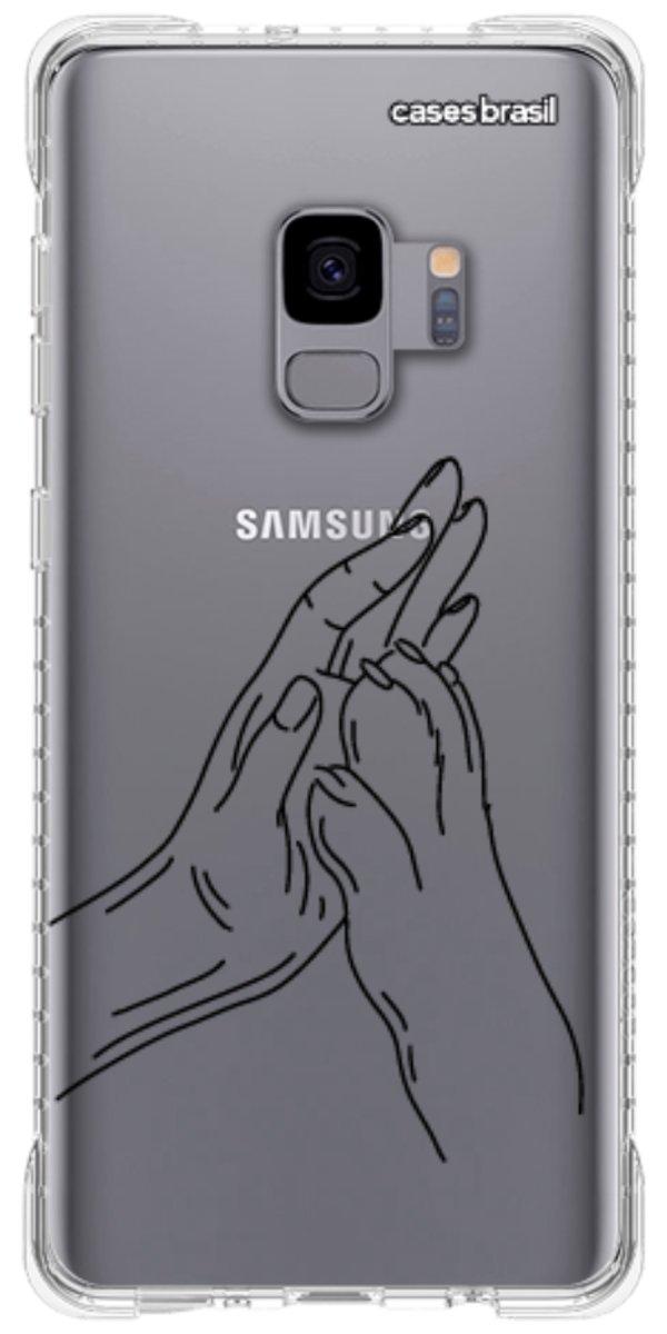Capinha para Celular Traços de Amor Mãos Unidas