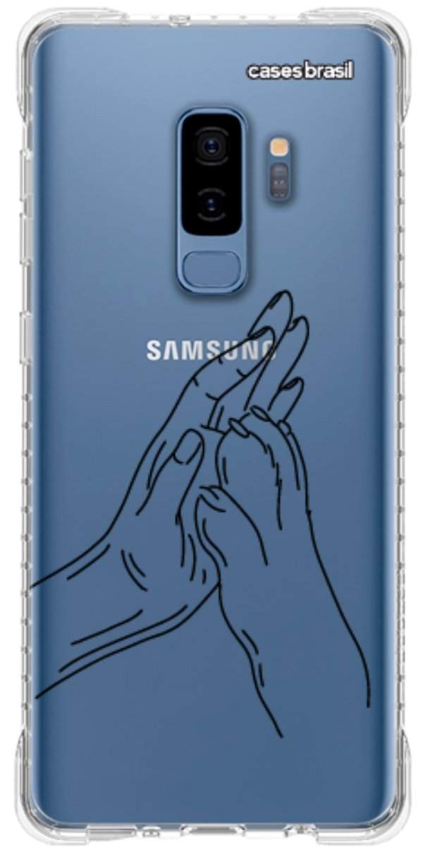 Capinha para Celular Traços de Amor Mãos Unidas