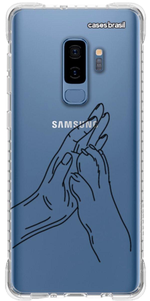 Capinha para Celular Traços de Amor Mãos Unidas