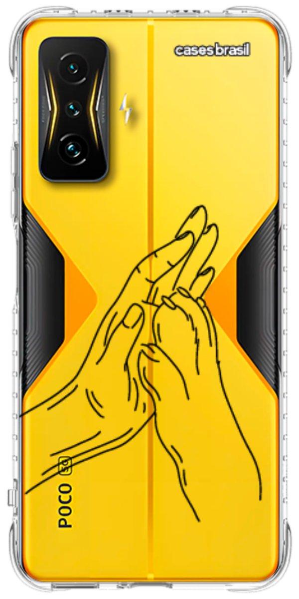 Capinha para Celular Traços de Amor Mãos Unidas
