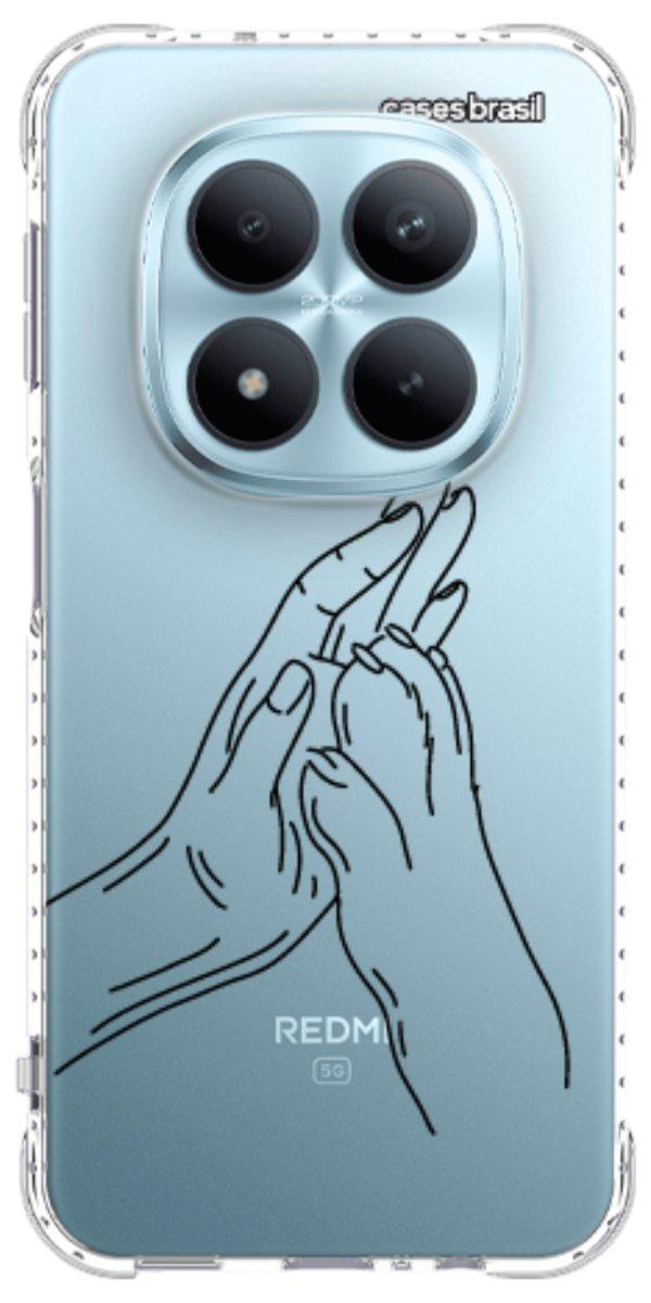 Capinha para Celular Traços de Amor Mãos Unidas