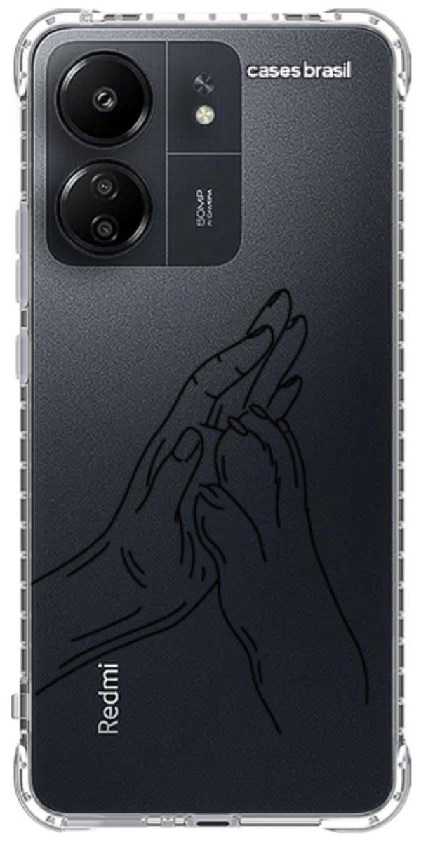 Capinha para Celular Traços de Amor Mãos Unidas