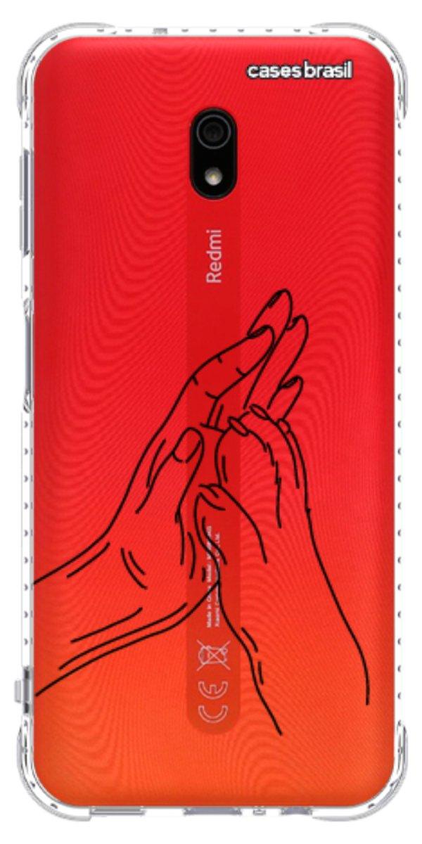 Capinha para Celular Traços de Amor Mãos Unidas