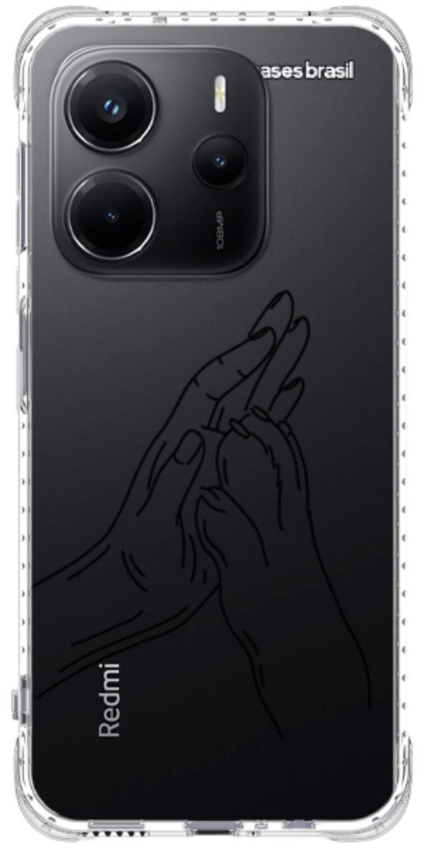 Capinha para Celular Traços de Amor Mãos Unidas