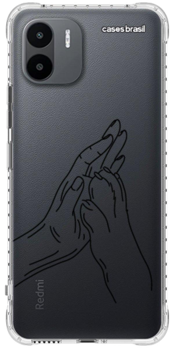 Capinha para Celular Traços de Amor Mãos Unidas