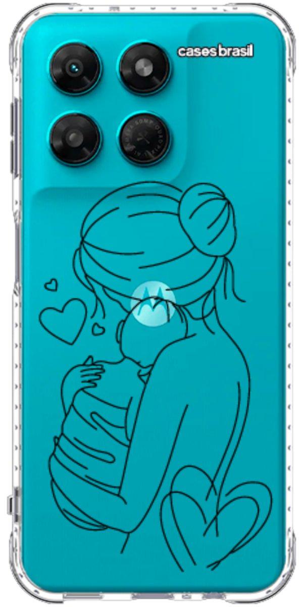 Capinha para Celular Traços de Amor Mãe e Bebê