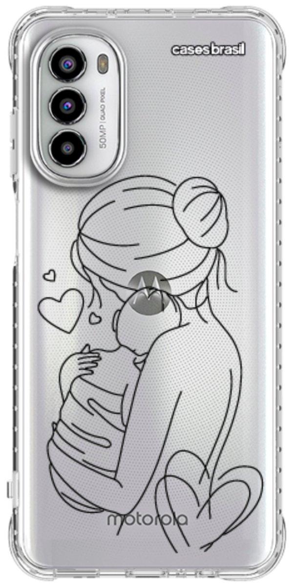 Capinha para Celular Traços de Amor Mãe e Bebê