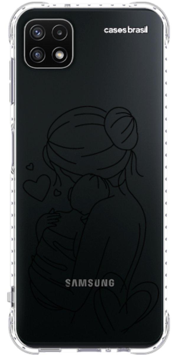 Capinha para Celular Traços de Amor Mãe e Bebê