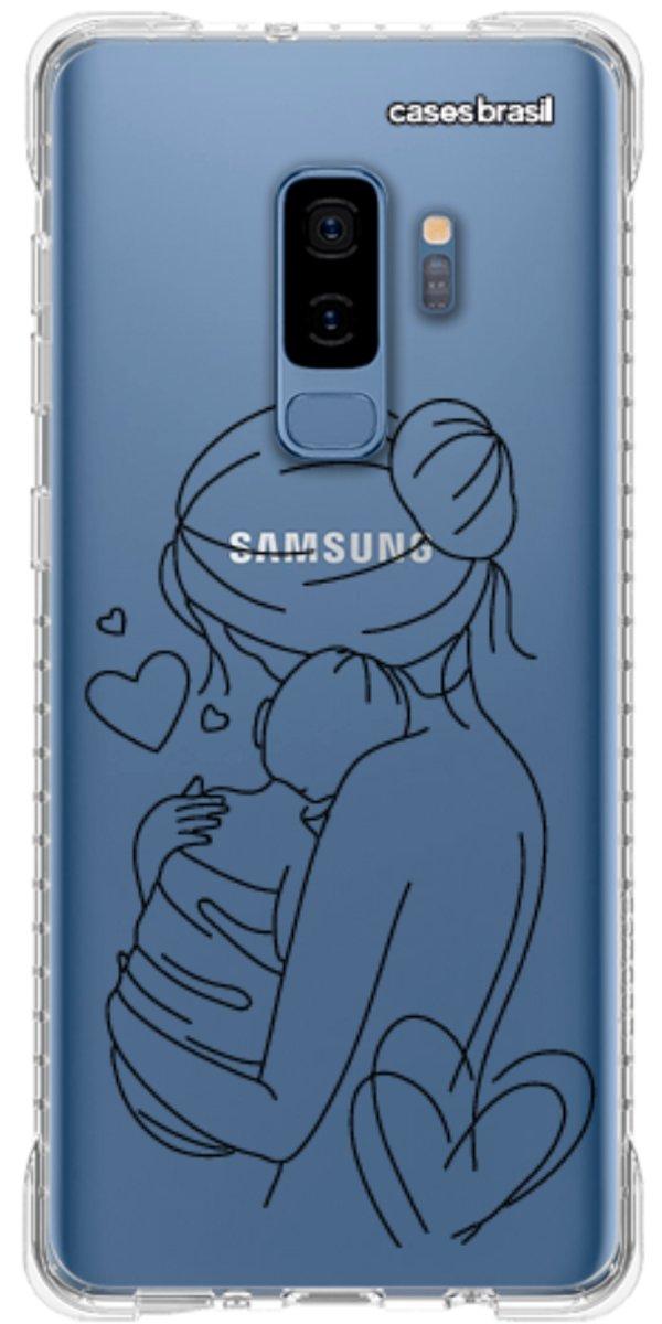 Capinha para Celular Traços de Amor Mãe e Bebê