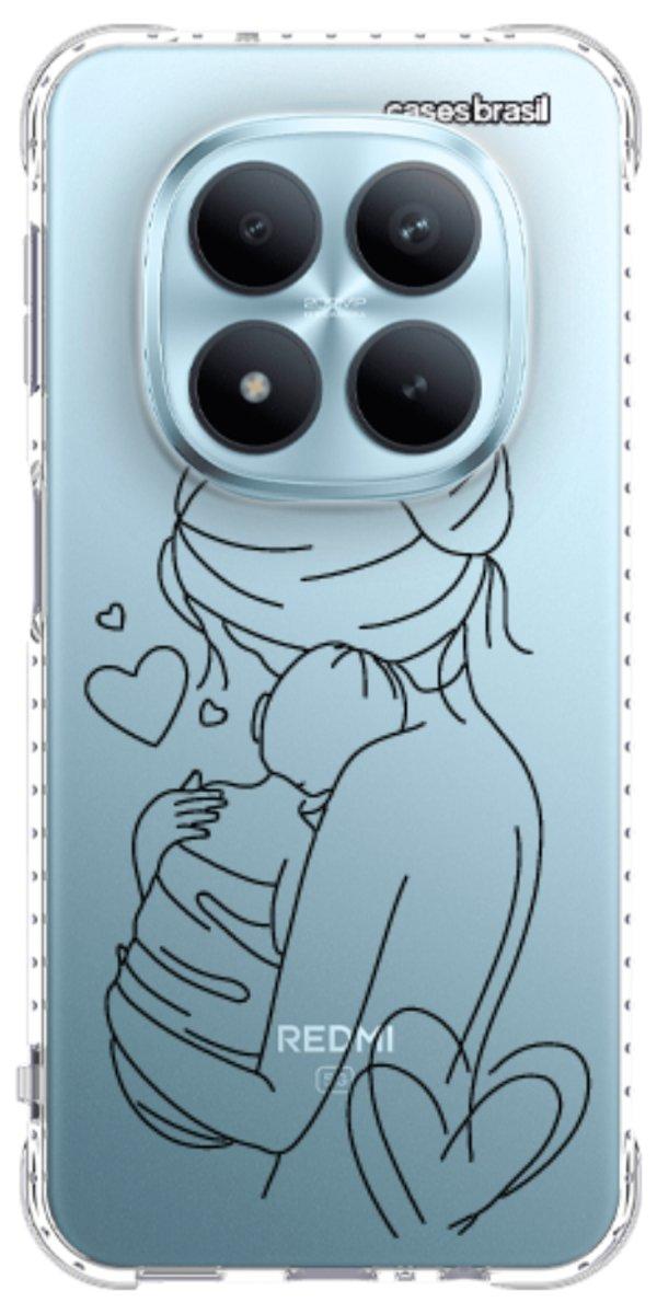 Capinha para Celular Traços de Amor Mãe e Bebê