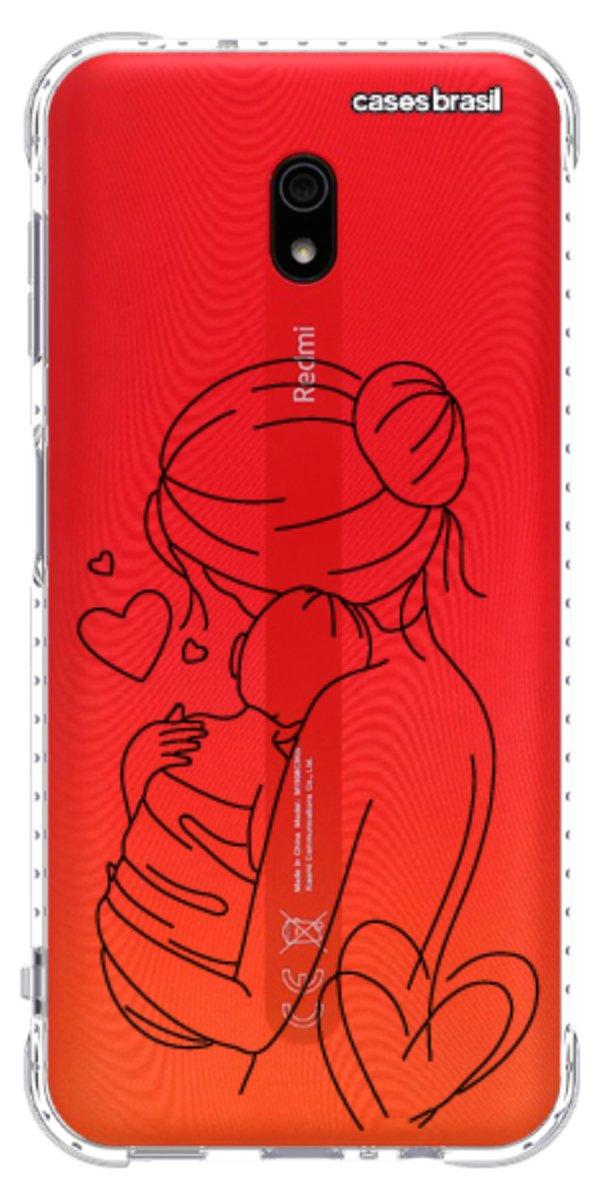 Capinha para Celular Traços de Amor Mãe e Bebê