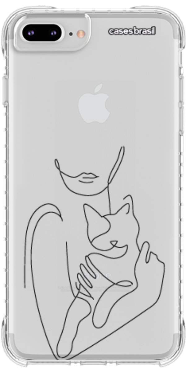 Capinha para Celular Traços de Amor Meu Gato