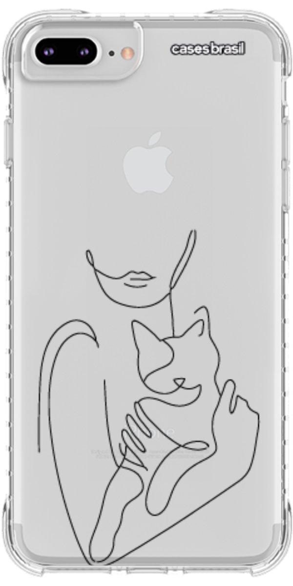 Capinha para Celular Traços de Amor Meu Gato