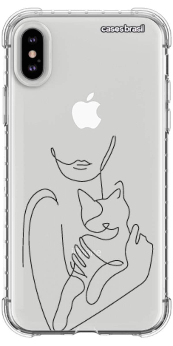 Capinha para Celular Traços de Amor Meu Gato