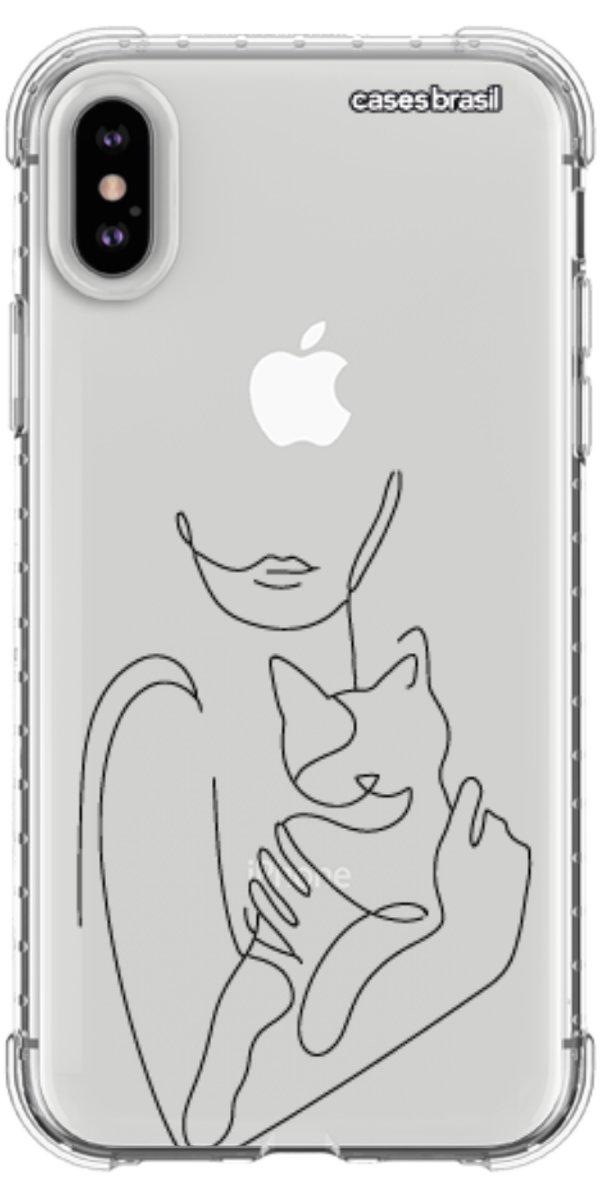 Capinha para Celular Traços de Amor Meu Gato