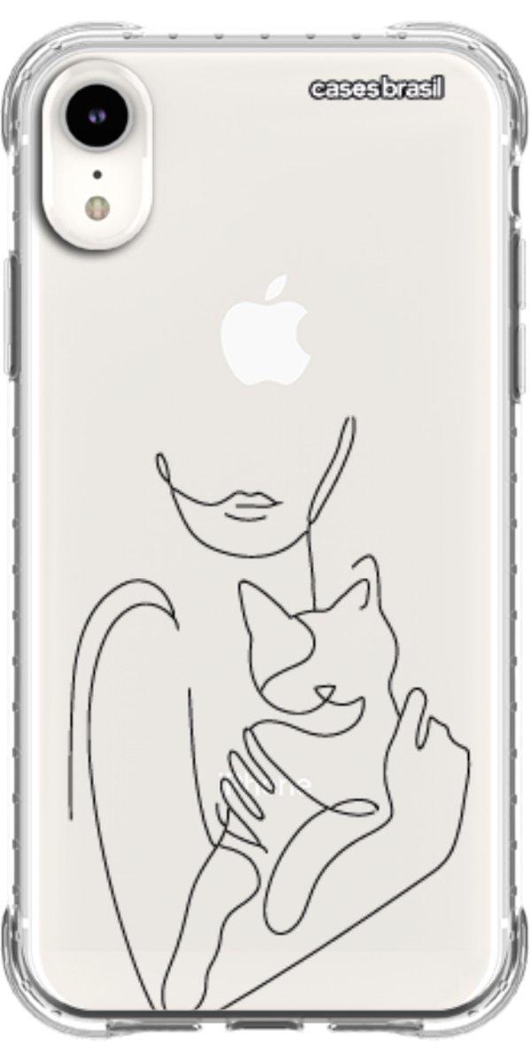 Capinha para Celular Traços de Amor Meu Gato