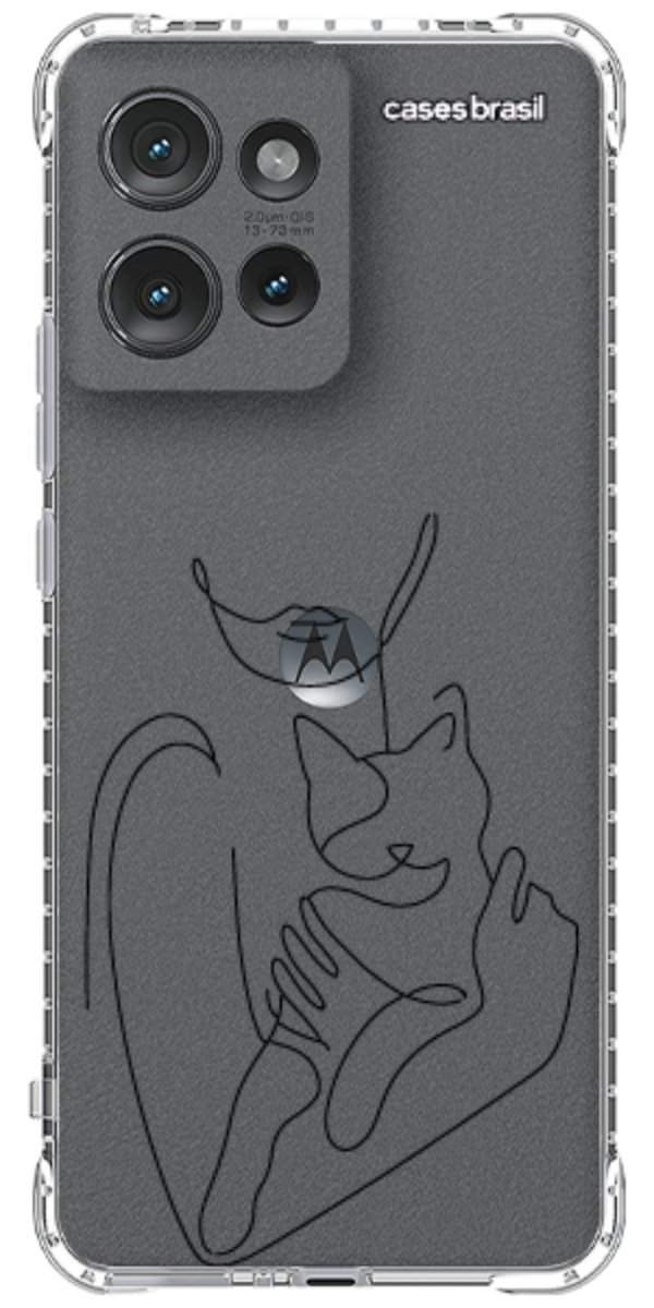 Capinha para Celular Traços de Amor Meu Gato