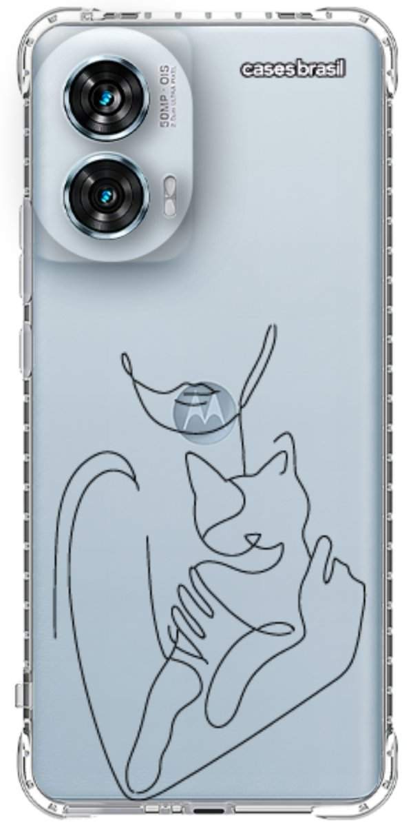 Capinha para Celular Traços de Amor Meu Gato