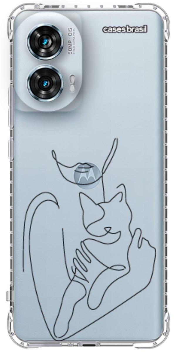 Capinha para Celular Traços de Amor Meu Gato