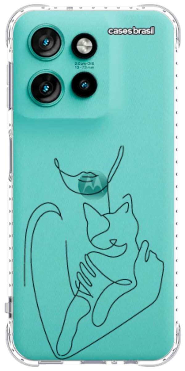Capinha para Celular Traços de Amor Meu Gato