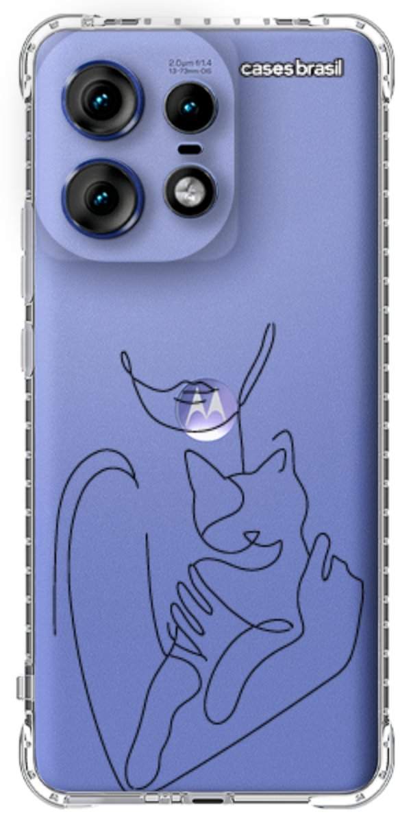 Capinha para Celular Traços de Amor Meu Gato