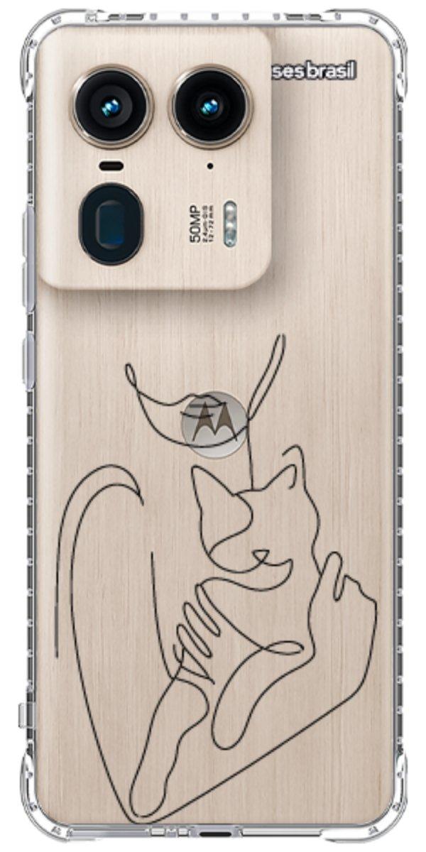 Capinha para Celular Traços de Amor Meu Gato