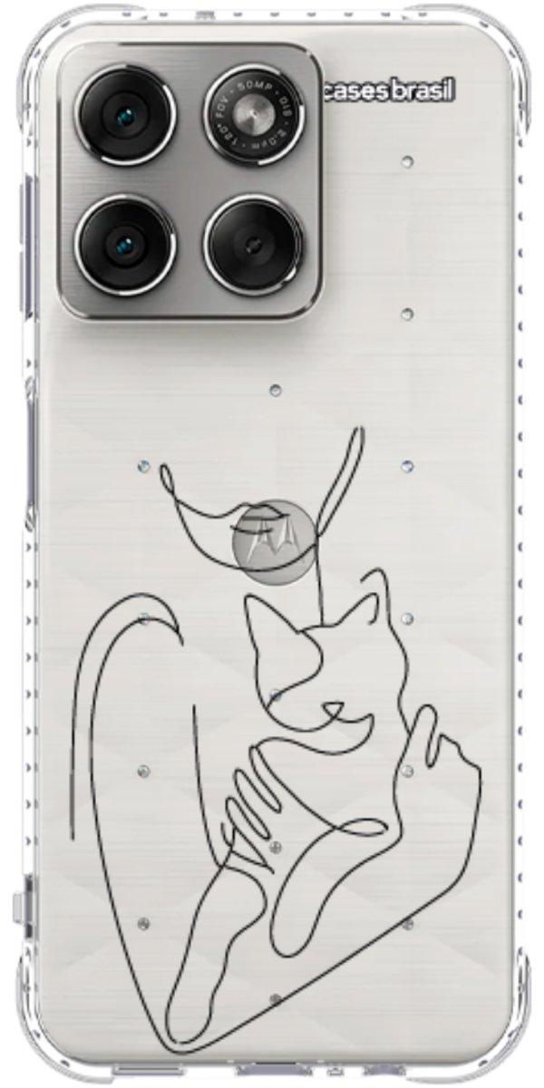 Capinha para Celular Traços de Amor Meu Gato