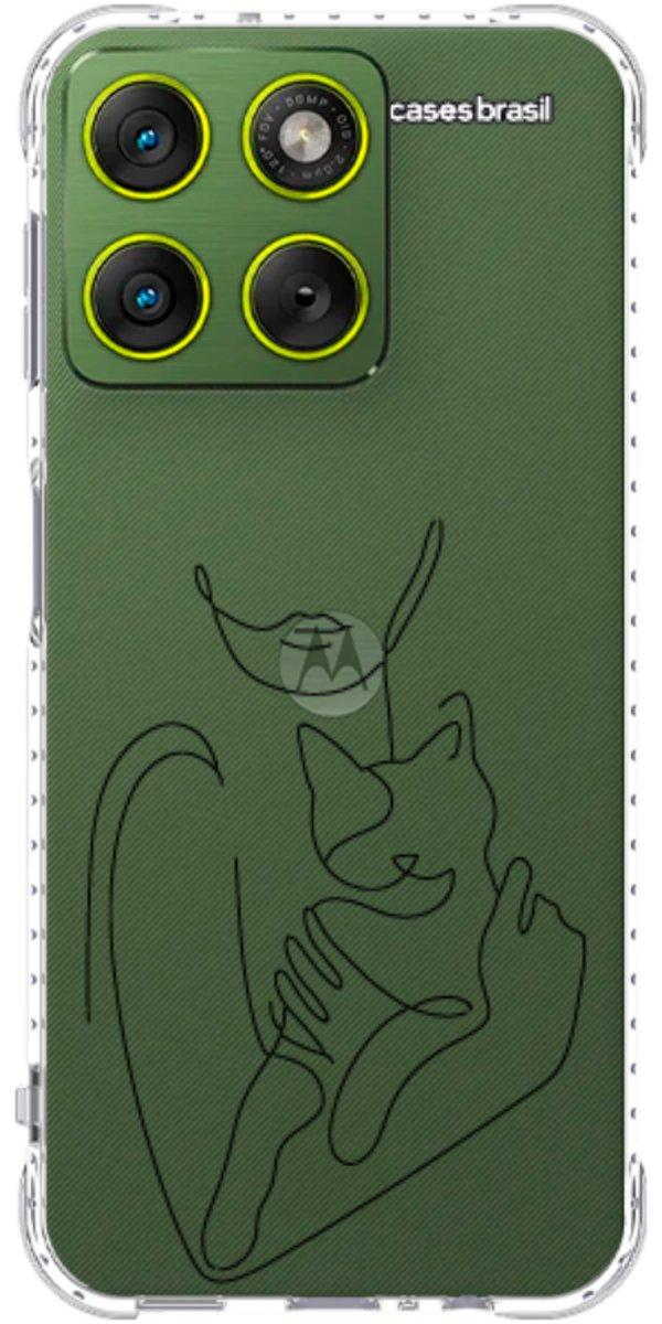 Capinha para Celular Traços de Amor Meu Gato