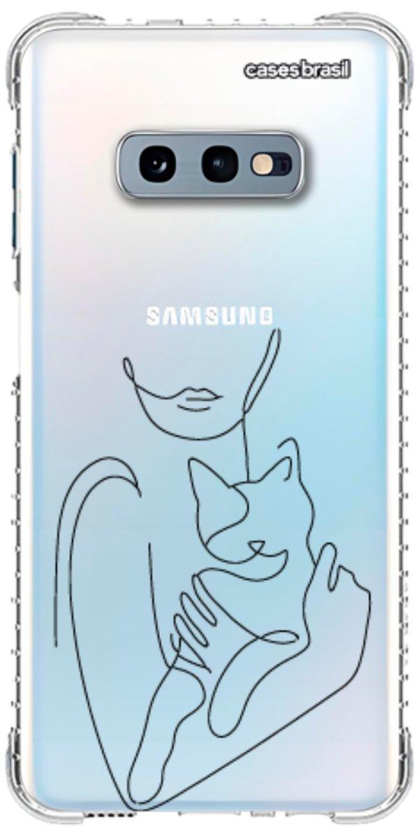 Capinha para Celular Traços de Amor Meu Gato