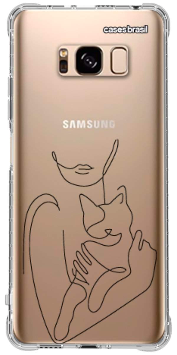 Capinha para Celular Traços de Amor Meu Gato